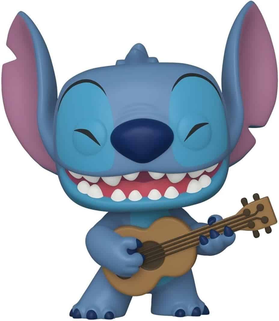 Figurine Stitch et son Ukulele, Disney: Lilo & Stitch, Jouets pour Les Enfants et Adultes – Image 3