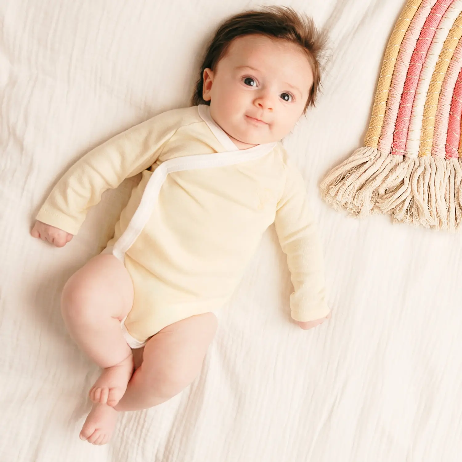 Body Manches Longues Bébé en Coton Bio – Image 3
